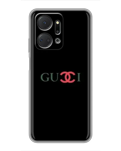 Чехол для Huawei Honor X7a с картинкой «Gucci — красный градиент» Чехол для Huawei Honor X7a с картинкой «Gucci — красный градиент»