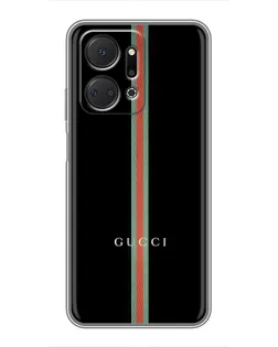 Чехол для Huawei Honor X7a с картинкой «Gucci — строгая линия»