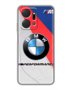 Чехол для Huawei Honor X7a с картинкой «BMW Performance стиль» Чехол для Huawei Honor X7a с картинкой «BMW Performance стиль»