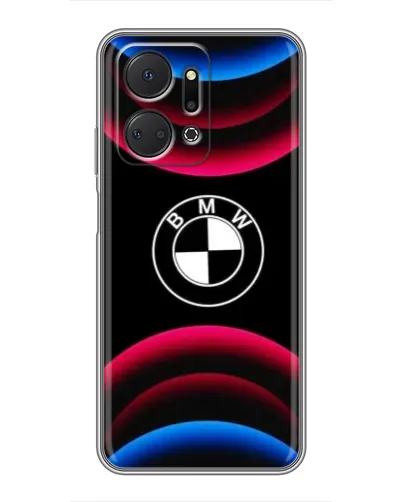 Чехол для Huawei Honor X7a с картинкой «Логотип BMW и неоновые дуги» Чехол для Huawei Honor X7a с картинкой «Логотип BMW и неоновые дуги»