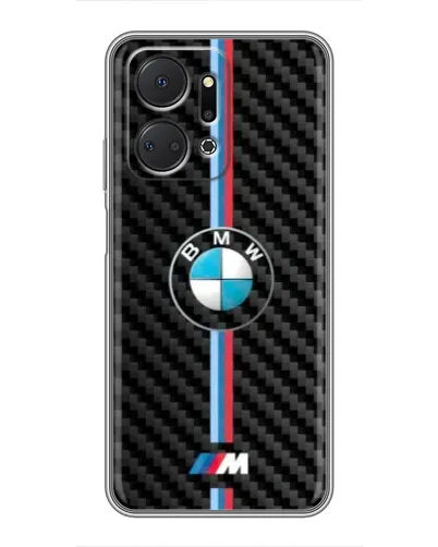 Чехол для Huawei Honor X7a с картинкой «Эмблема BMW и карбон» Чехол для Huawei Honor X7a с картинкой «Эмблема BMW и карбон»
