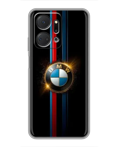 Чехол для Huawei Honor X7a с картинкой «BMW M-Power неон» Чехол для Huawei Honor X7a с картинкой «BMW M-Power неон»
