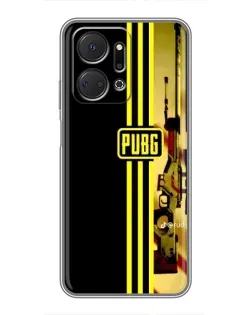 Чохол для Huawei Honor X7a з картинкою «PUBG — камуфляжний шолом» Чохол для Huawei Honor X7a з картинкою «PUBG — камуфляжний шолом»