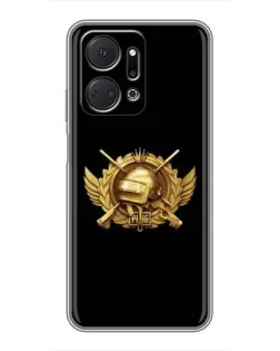 Чохол для Huawei Honor X7a з картинкою «PUBG — помаранчевий градієнт» Чохол для Huawei Honor X7a з картинкою «PUBG — помаранчевий градієнт»