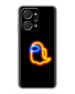 Чохол для Huawei Honor X7a з картинкою «Among Us неонове сяйво» Чохол для Huawei Honor X7a з картинкою «Among Us неонове сяйво»