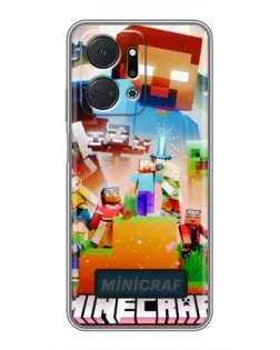 Чохол для Huawei Honor X7a з картинкою «Minecraft герої гри» Чохол для Huawei Honor X7a з картинкою «Minecraft герої гри»