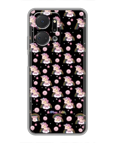 Чехол для Huawei Honor X7a с картинкой «Magic Unicorn паттерн» Чехол для Huawei Honor X7a с картинкой «Magic Unicorn паттерн»