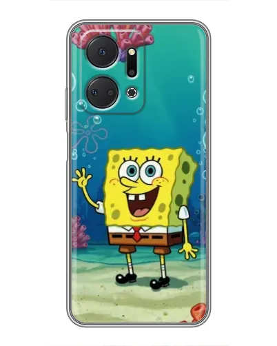 Чехол для Huawei Honor X7a с картинкой «Подводный привет» Чехол для Huawei Honor X7a с картинкой «Подводный привет»