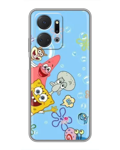 Чехол для Huawei Honor X7a с картинкой «Веселые пузырьки» Чехол для Huawei Honor X7a с картинкой «Веселые пузырьки»