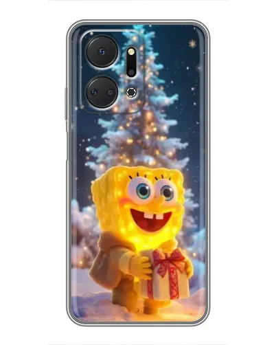 Чехол для Huawei Honor X7a с картинкой «Рождественский Спанч Боб» Чехол для Huawei Honor X7a с картинкой «Рождественский Спанч Боб»