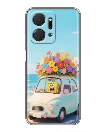 Чехол для Huawei Honor X7a с картинкой «Автомобильное путешествие» Чехол для Huawei Honor X7a с картинкой «Автомобильное путешествие»