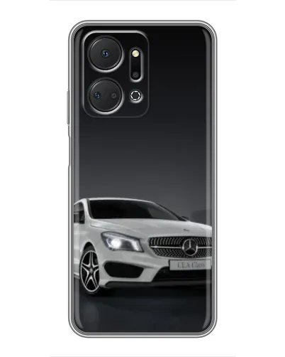 Чехол для Huawei Honor X7a с картинкой «Mercedes AMG GT Silver»