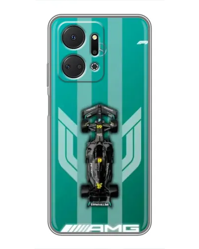 Чехол для Huawei Honor X7a с картинкой «Mercedes AMG Petronas»