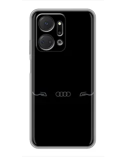 Чехол для Huawei Honor X7a с картинкой «Audi — световой подпись» Чехол для Huawei Honor X7a с картинкой «Audi — световой подпись»