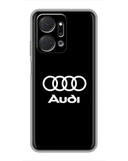 Чехол для Huawei Honor X7a с картинкой «Классическое лого Audi» Чехол для Huawei Honor X7a с картинкой «Классическое лого Audi»