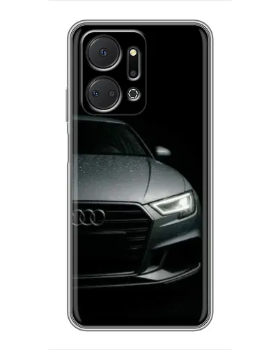 Чехол для Huawei Honor X7a с картинкой «Audi — детализация кузова» Чехол для Huawei Honor X7a с картинкой «Audi — детализация кузова»
