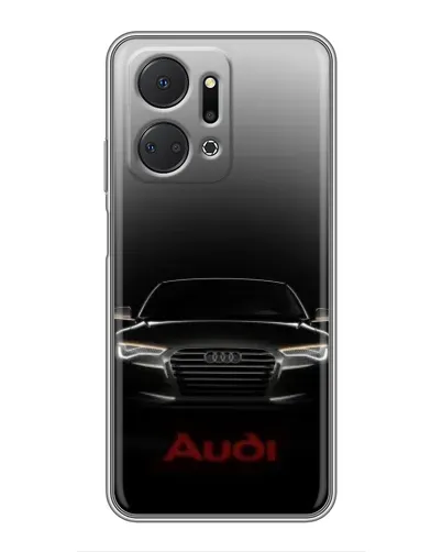 Чехол для Huawei Honor X7a с картинкой «Audi — градиентный контур» Чехол для Huawei Honor X7a с картинкой «Audi — градиентный контур»