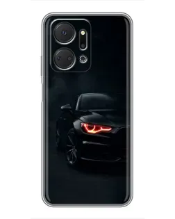 Чехол для Huawei Honor X7a с картинкой «Audi — хищный взгляд»