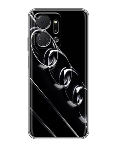 Чехол для Huawei Honor X7a с картинкой «Audi — абстрактные кольца» Чехол для Huawei Honor X7a с картинкой «Audi — абстрактные кольца»