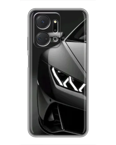 Чехол для Huawei Honor X7a с картинкой «Lamborghini фары детализация»