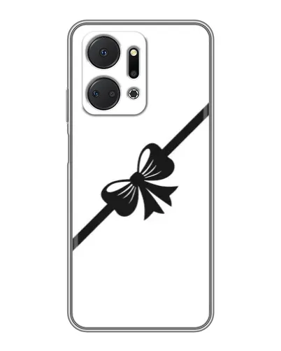 Чехол для Huawei Honor X7a с картинкой «Диагональный бант» Чехол для Huawei Honor X7a с картинкой «Диагональный бант»