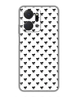 Чехол для Huawei Honor X7a с картинкой «Мини-бантики»