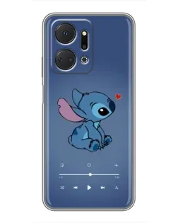 Чехол для Huawei Honor X7a с картинкой «Музыкальный Stitch» Чехол для Huawei Honor X7a с картинкой «Музыкальный Stitch»