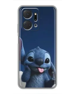 Чехол для Huawei Honor X7a с картинкой «Стич в облаках» Чехол для Huawei Honor X7a с картинкой «Стич в облаках»