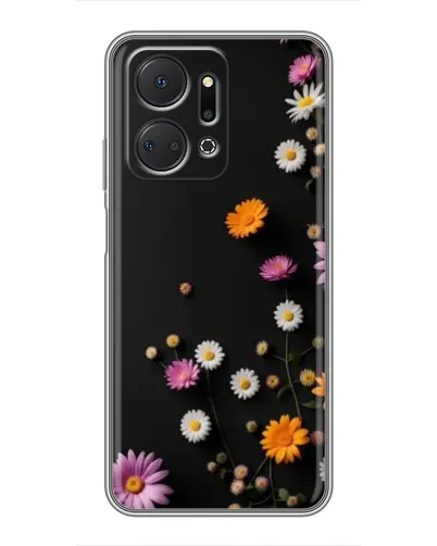 Чехол для Huawei Honor X7a с картинкой «Цветочная композиция»