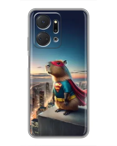 Чехол для Huawei Honor X7a с картинкой «Капи-мен супергерой» Чехол для Huawei Honor X7a с картинкой «Капи-мен супергерой»