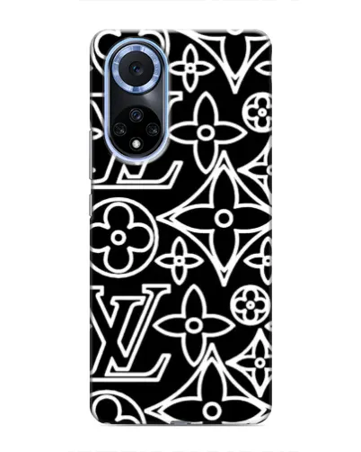 Чехол для Huawei Honor X7b с картинкой «Черно-белый узор LV» Чехол для Huawei Honor X7b с картинкой «Черно-белый узор LV»