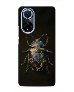 Чехол для Huawei Honor X7b с картинкой «LV — мраморный принт»