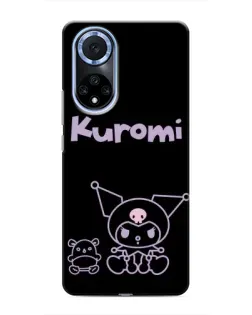 Чохол для Huawei Honor X7b з картинкою «Kuromi — чорний мінімалізм» Чохол для Huawei Honor X7b з картинкою «Kuromi — чорний мінімалізм»