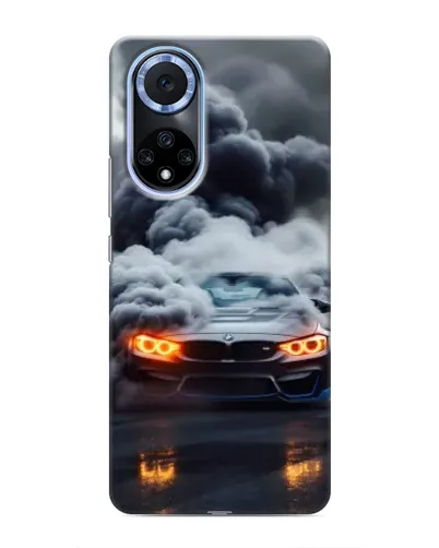 Чохол для Huawei Honor X7b з картинкою «BMW у диму» Чохол для Huawei Honor X7b з картинкою «BMW у диму»