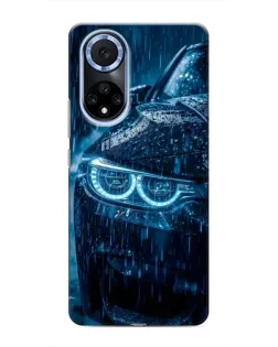 Чехол для Huawei Honor X7b с картинкой «BMW под дождем»