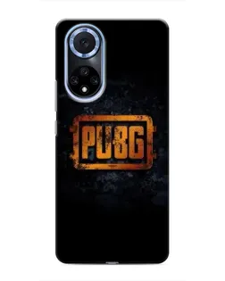 Чехол для Huawei Honor X7b с картинкой «PUBG — золотой логотип»