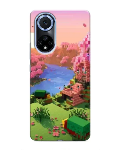 Чехол для Huawei Honor X7b с картинкой «Розовое дерево Minecraft» Чехол для Huawei Honor X7b с картинкой «Розовое дерево Minecraft»