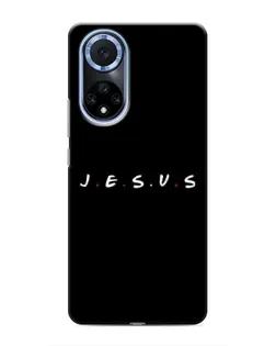 Чехол для Huawei Honor X7b с картинкой «Точки веры J.E.S.U.S.»