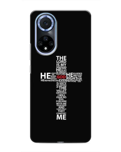 Чохол для Huawei Honor X7b з картинкою «Текстовий хрест» Чохол для Huawei Honor X7b з картинкою «Текстовий хрест»