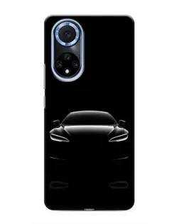 Чехол для Huawei Honor X7b с картинкой «Силуэт Tesla Night» Чехол для Huawei Honor X7b с картинкой «Силуэт Tesla Night»