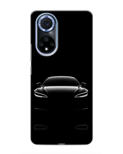 Чехол для Huawei Honor X7b с картинкой «Силуэт Tesla Night»