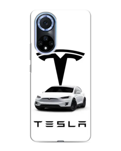 Чехол для Huawei Honor X7b с картинкой «Tesla White Style»