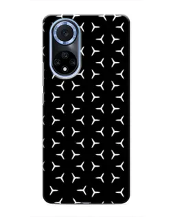 Чехол для Huawei Honor X7b с картинкой «Mercedes паттерн звезд»