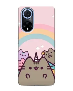 Чехол для Huawei Honor X7b с картинкой «Единорог Pusheen»