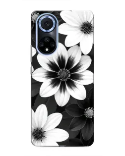 Чехол для Huawei Honor X7b с картинкой «Монохромные астры» Чехол для Huawei Honor X7b с картинкой «Монохромные астры»