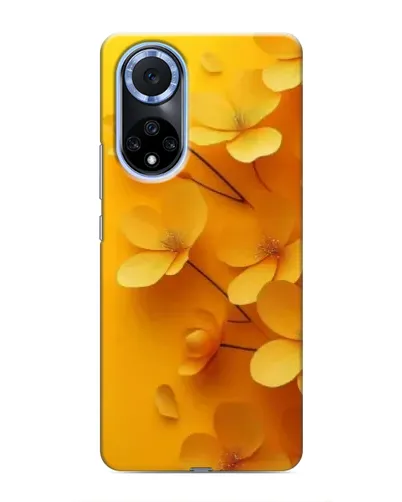 Чехол для Huawei Honor X7b с картинкой «Золотые лепестки»
