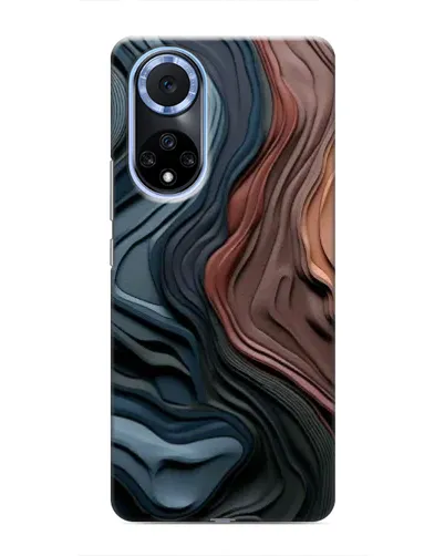 Чехол для Huawei Honor X7b с картинкой «Цветные волны каньона» Чехол для Huawei Honor X7b с картинкой «Цветные волны каньона»