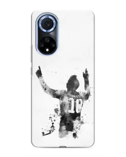 Чохол для Huawei Honor X7b з картинкою «Чорно-білий силует Мессі» Чохол для Huawei Honor X7b з картинкою «Чорно-білий силует Мессі»