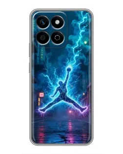 Чехол для Huawei Honor X7c с картинкой «Jordan Gold Jumpman»