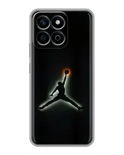 Чехол для Huawei Honor X7c с картинкой «Jordan Gradient Logo»